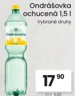 Kubík potraviny Ondrášovka ochucená nabídka