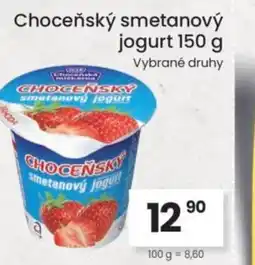 Kubík potraviny Choceňský smetanový jogurt nabídka