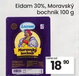 Kubík potraviny Eidam 30%, Moravský bochník nabídka
