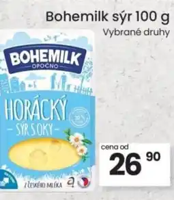 Kubík potraviny Bohemilk sýr nabídka