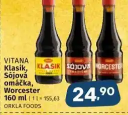 Coop VITANA Klasik, Sójová omáčka, Worcester nabídka