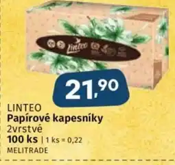 Coop LINTEO Papírové kapesníky nabídka