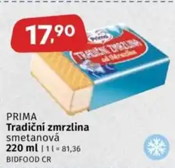 Coop PRIMA Tradiční zmrzlina smetanová nabídka