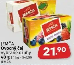 Coop JEMČA Ovocný čaj nabídka