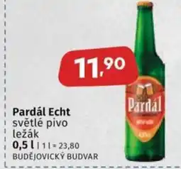 Coop Pardál Echt světlé pivo ležák nabídka