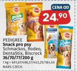 Coop PEDIGREE Snack pro psy Schmackos, Rodeo, DentaStix, Biscrock nabídka