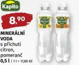 Coop Kapito Minerální voda nabídka