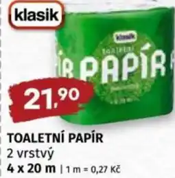 Coop Klasik Toaletní papír nabídka