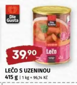 Coop Lečo s uzeninou nabídka