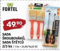 Coop FORTEL Sada šroubováků, sada štětců nabídka