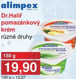PLUS JIP Dr.Halíř pomazánkový krém nabídka