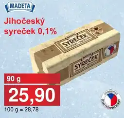 PLUS JIP MADETA Jihočeský syreček 0,1% nabídka