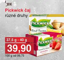 PLUS JIP Pickwick čaj nabídka