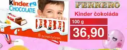 PLUS JIP Kinder čokoláda nabídka