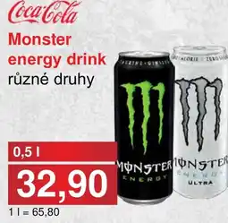 PLUS JIP Monster energy drink nabídka