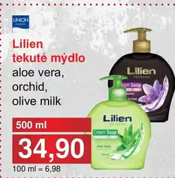 PLUS JIP Lilien tekuté mýdlo aloe vera, orchid, olive milk nabídka
