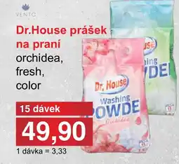 PLUS JIP Dr.House prášek na praní orchidea, fresh, color nabídka