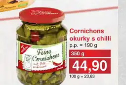 PLUS JIP Cornichons okurky s chilli nabídka