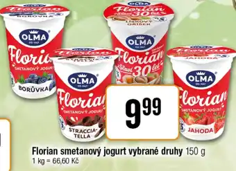 TEMPO OLMA Florian smetanový jogurt nabídka