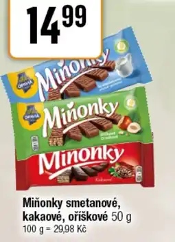 TEMPO OPAVIA Miňonky smetanové, kakaové, oříškové nabídka