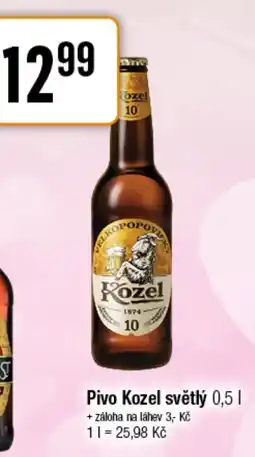 TEMPO Pivo Kozel světlý nabídka