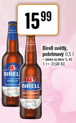TEMPO BIRELL světlý, polotmavý nabídka