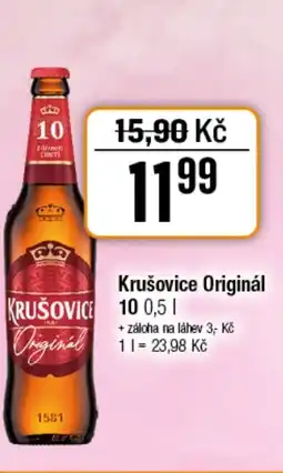 TEMPO Krušovice Originál 10 nabídka