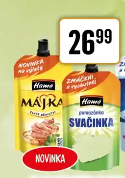 TEMPO Hamé paštika Májka, Svačinka nabídka