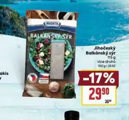 Billa Jihočeský balkánský sýr nabídka