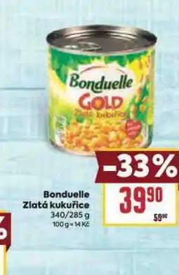 Billa Bonduele zlatá kukuřice nabídka