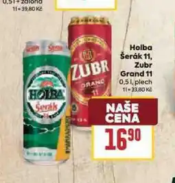 Billa Pivo holba šerák 11 nabídka
