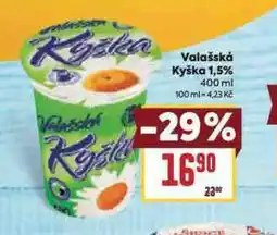 Billa Valašská kyška 1,5% nabídka