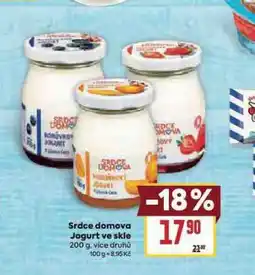 Billa Jogurt ve skle nabídka