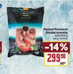 Billa Mylord prmeium divoké krevety nabídka