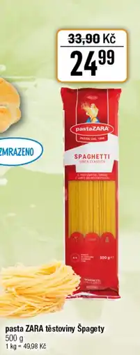 TEMPO Pasta Zara těstoviny Špagety nabídka