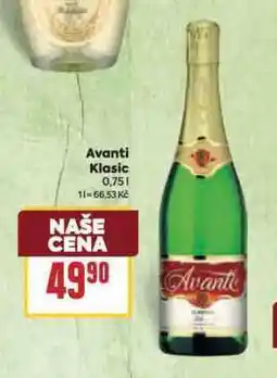 Billa Avanti klasic nabídka
