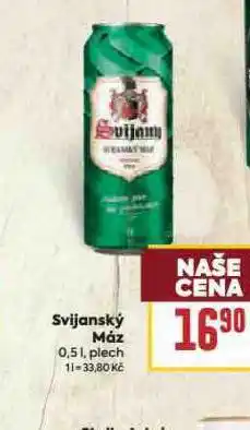 Billa Pivo svijanský máz nabídka