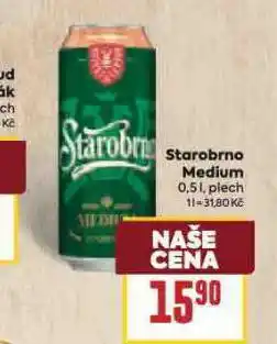 Billa Pivo starobrno medium nabídka