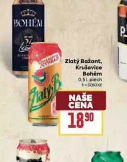 Billa Pivo zlatý bažant nabídka