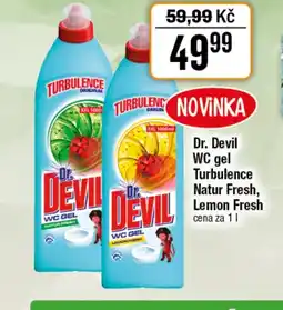 TEMPO Dr. Devil WC gel Turbulence Natur Fresh, Lemon Fresh nabídka