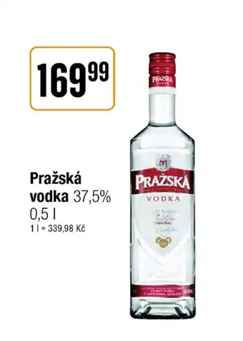 TEMPO Pražská vodka 37,5% nabídka