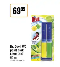 Dr. Devil WC point blok Lime Duo