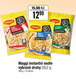 TEMPO MAGGI instantní nudle nabídka