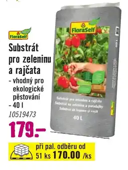Hornbach FloraSelf Substrát pro zeleninu a rajčata nabídka
