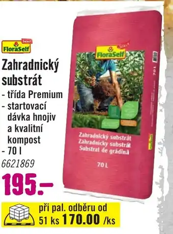 Hornbach FloraSelf Zahradnický substrát nabídka