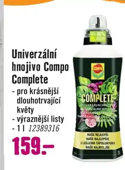 Hornbach Univerzální hnojivo Compo Complete nabídka