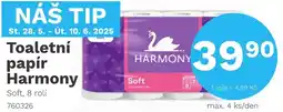 Konzum Toaletní papír Harmony nabídka