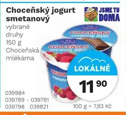 Konzum Choceňský jogurt smetanový nabídka