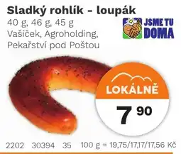 Konzum Sladký rohlík - loupák nabídka