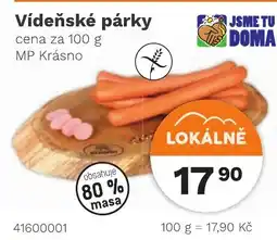 Konzum Vídeňské párky nabídka